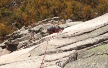 Escalade a Cannon Cliff