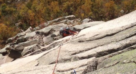 Escalade a Cannon Cliff