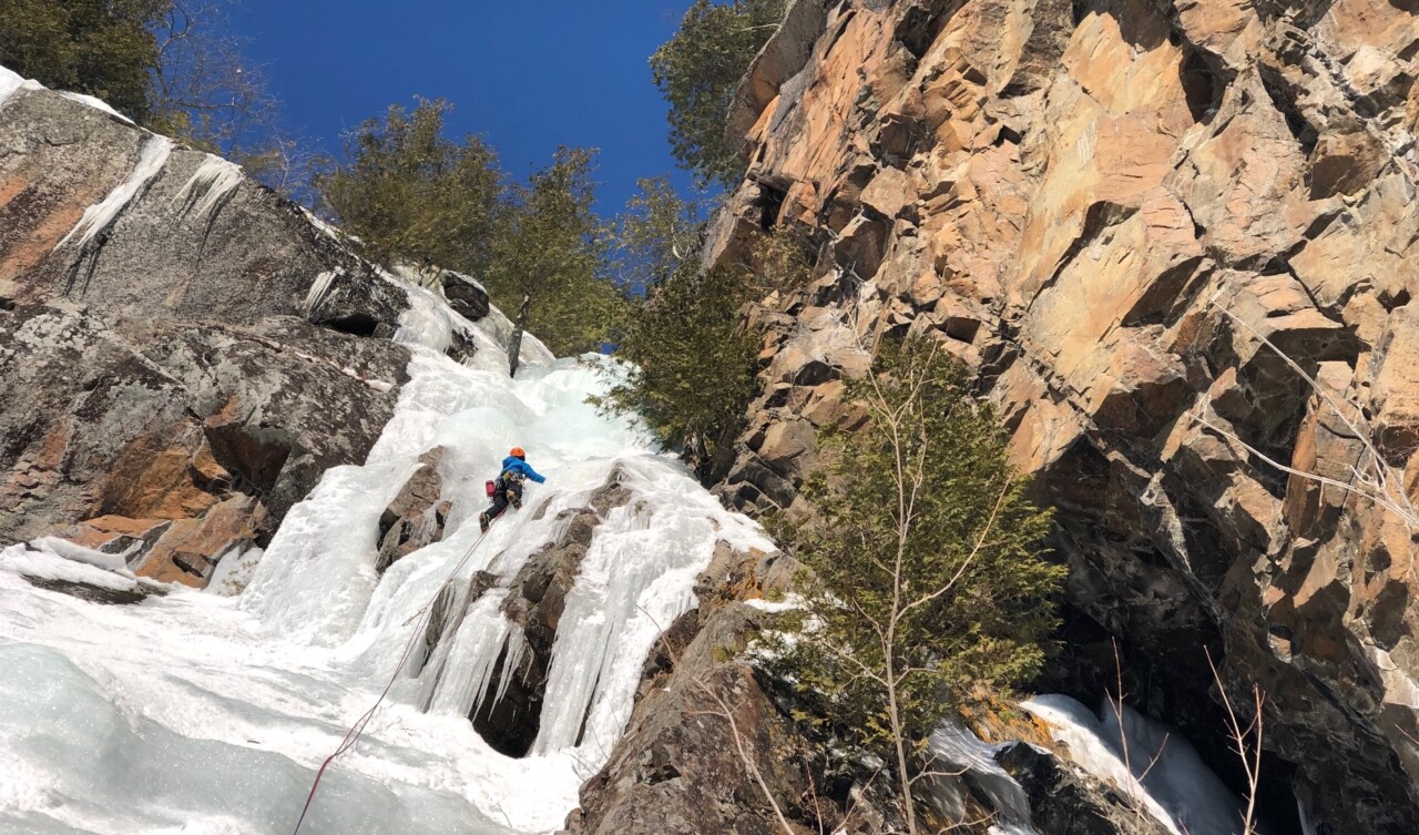 Cours d'escalade de glace